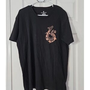 Good Living Hawaii T Shirt New Size Large with Hawaiian Designs Black